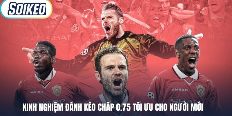 Kinh nghiệm đánh kèo chấp 0.75 tối ưu cho người mới