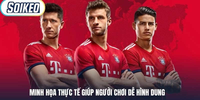 Minh họa thực tế giúp người chơi dễ hình dung